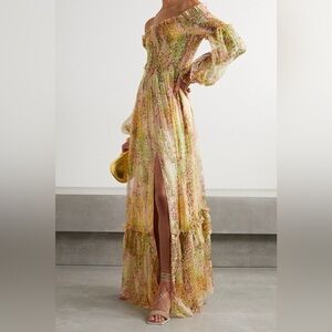 Dundas Floral Off-Shoulder Maxi Dress